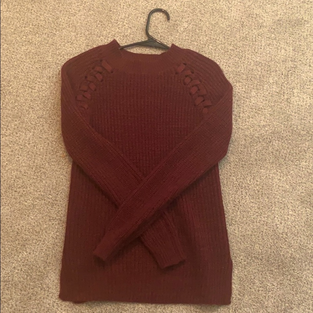 Soft burgundy sweater